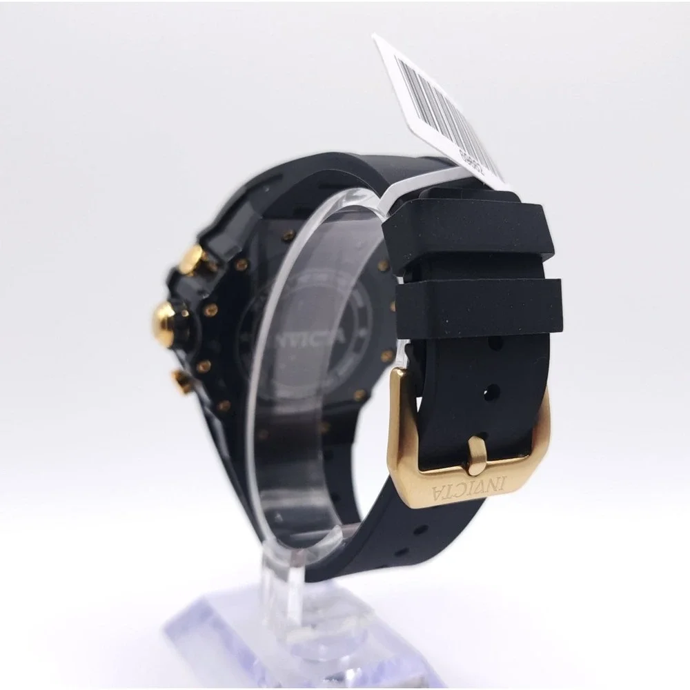 Invicta Racing Vaulthan 69662 Men's Watch Black Gold 44mm New